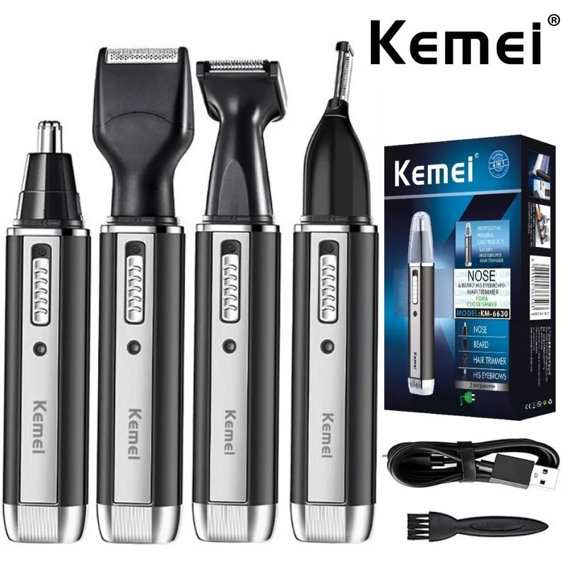 Men Grooming Hygiene - KM-6630 Kemei Trimmer für Männer, elektrischer