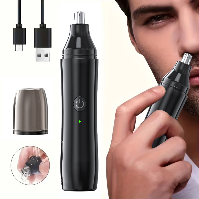 Men'S Grooming Tool - Wiederaufladbarer Nasenhaarschneider und Gesichtshaarentferner für Männer
