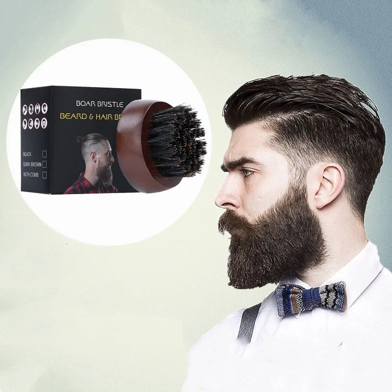 Men'S Grooming Tool - Bart bürste Mann Eber borsten kleine