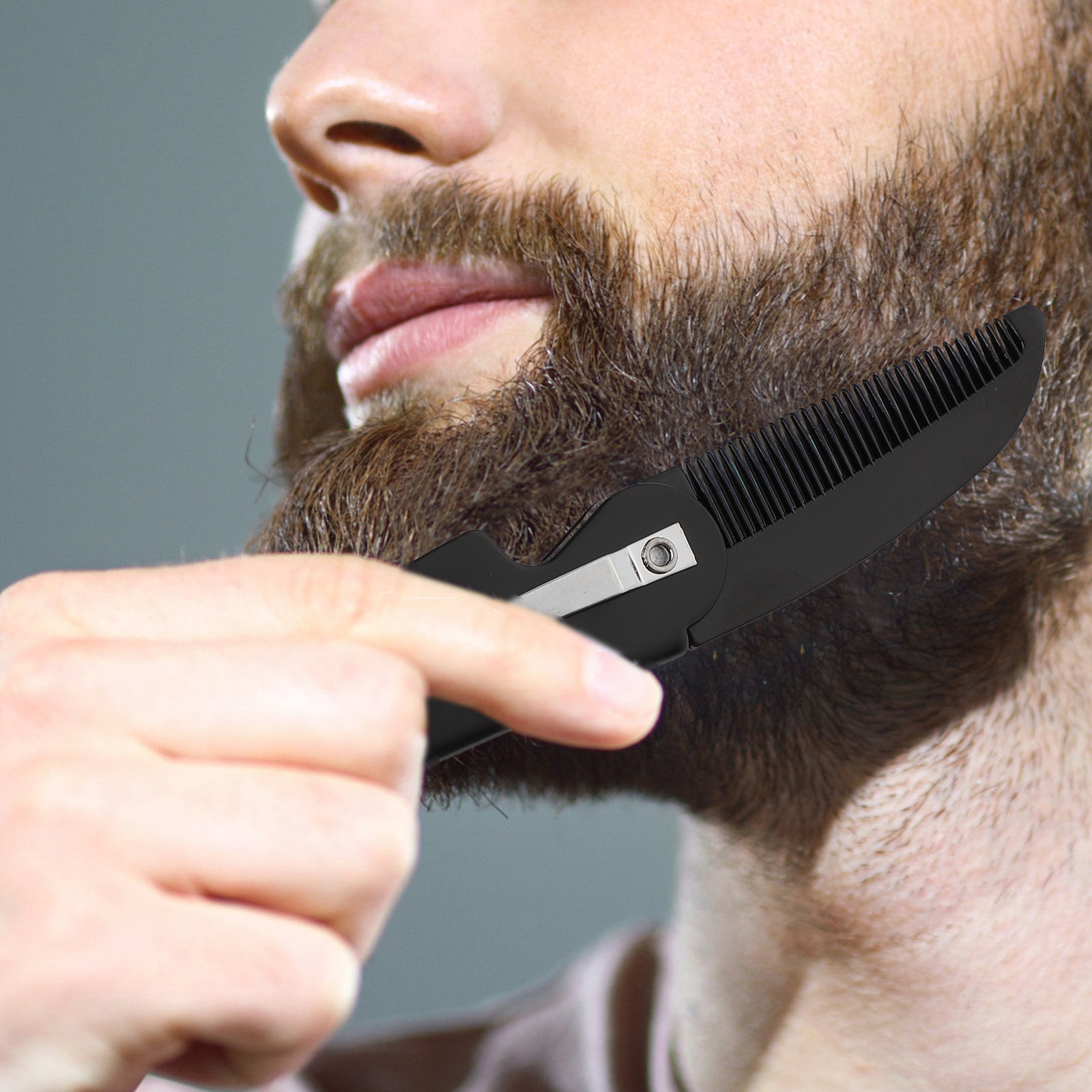 4-teiliger faltbarer Bartkamm  – Men'S Grooming Tool Bewertung und Preis