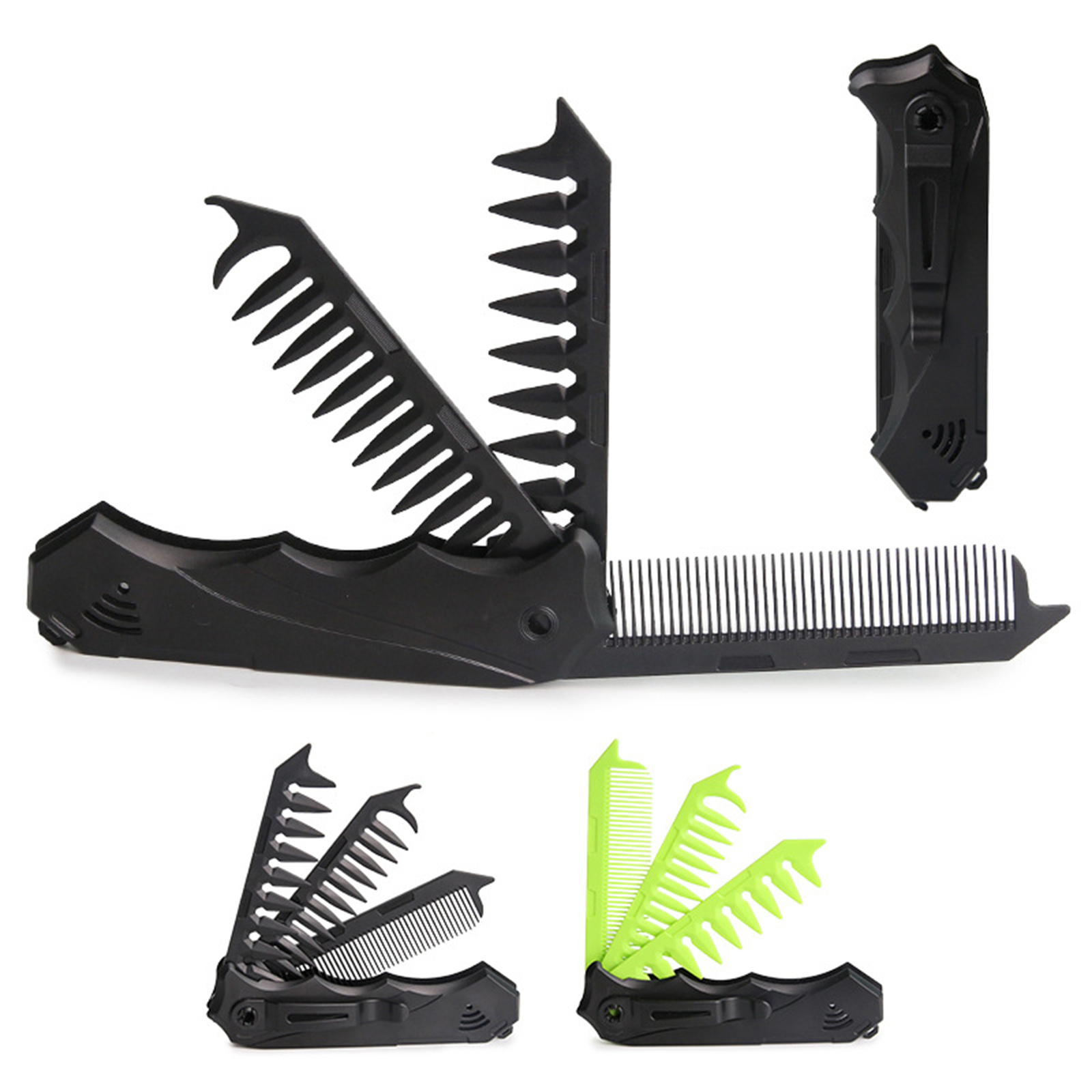 Klappkamm mit zwei Zähnen für  – Men Grooming Hygiene Bewertung und Preis