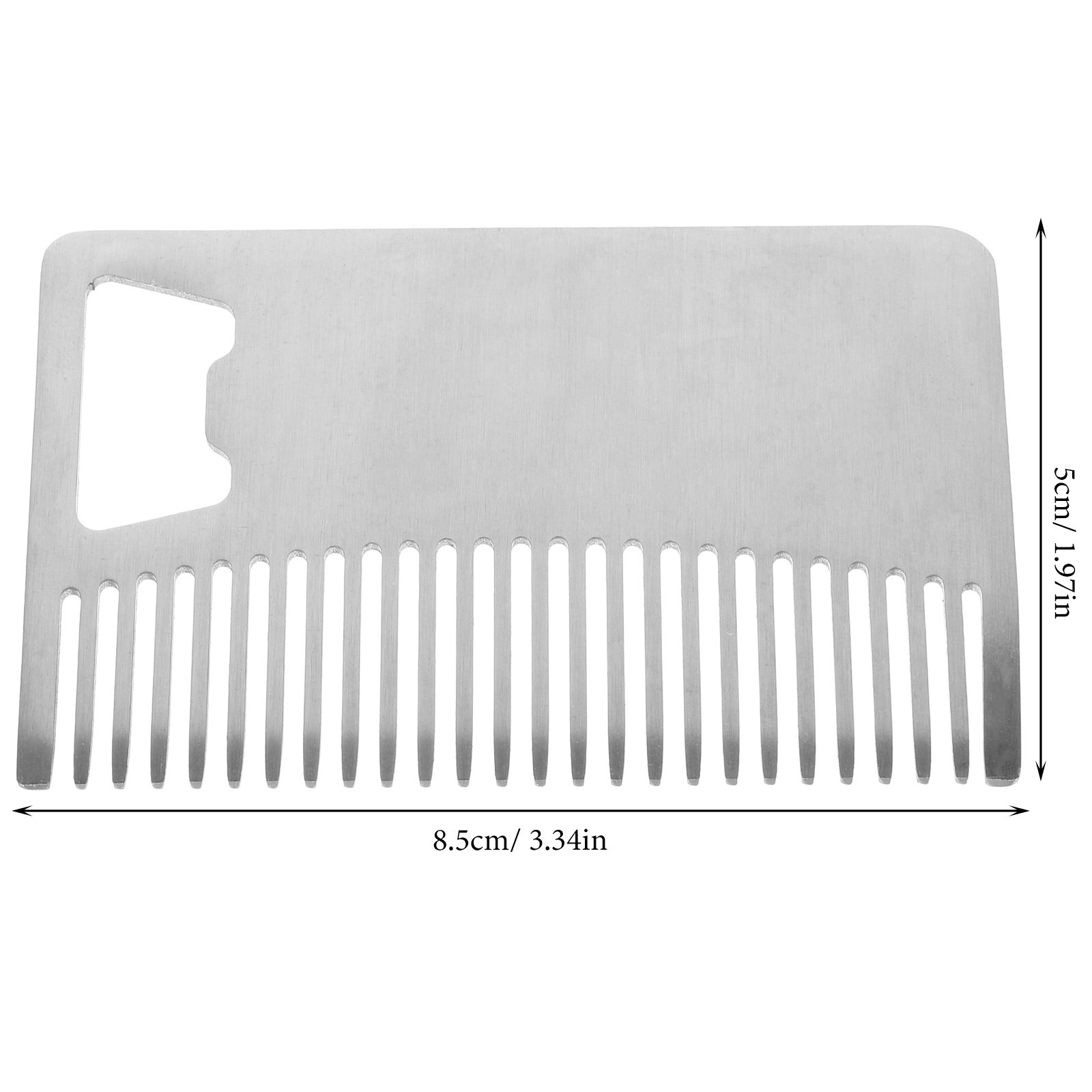 Edelstahl-Bartkamm in Kreditka – Men'S Grooming Tool Bewertung und Preis