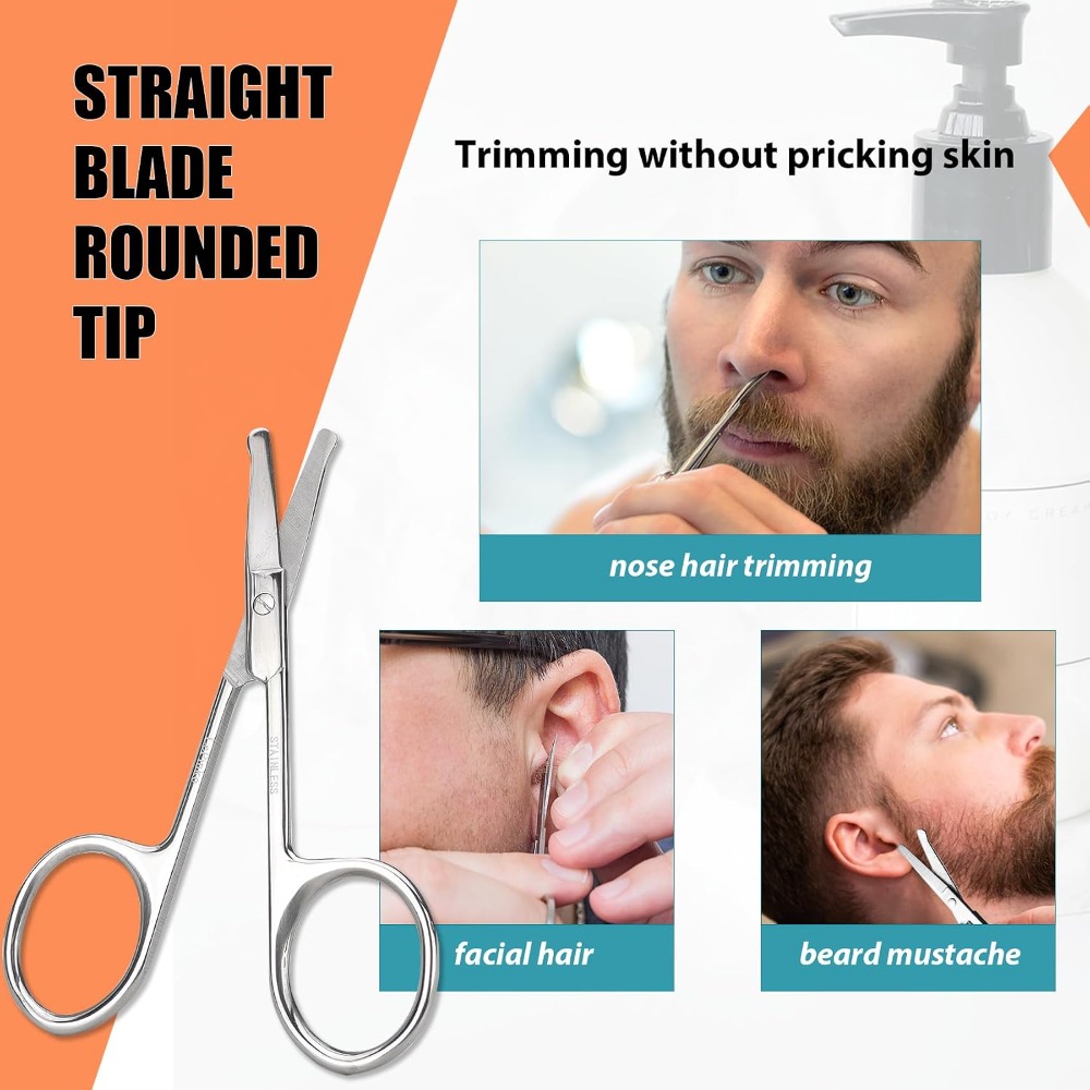Gesichtshaar-Pflegescheren-Set – Men'S Grooming Eyebrow Trimming Bewertung und Preis