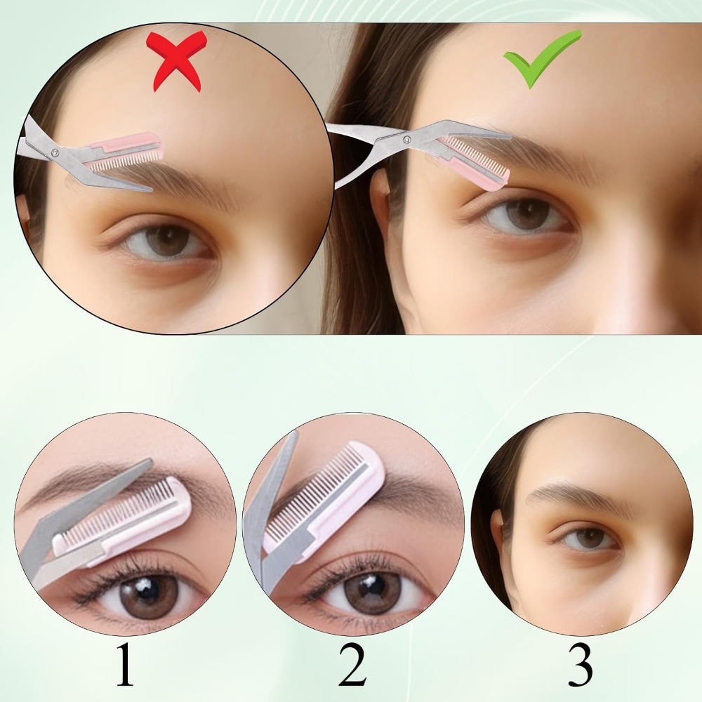 4-teiliges Augenbrauenschere-S – Men'S Grooming Eyebrow Trimming Bewertung und Preis